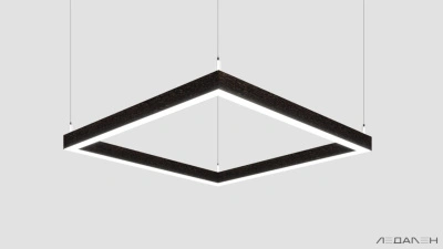 WOOD KVADRATO 6000K 58W Венге, корпус 