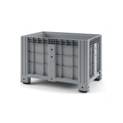 Пластиковый контейнер IBOX 1200х800 сплошной на ножках