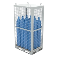 клеть для баллонов с кислородом 40 л на 32 баллона 1450х1450х2160 артикул 