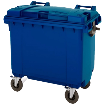 Мусорный контейнер 770л. на колесах с опцией "крышка в крышке" 