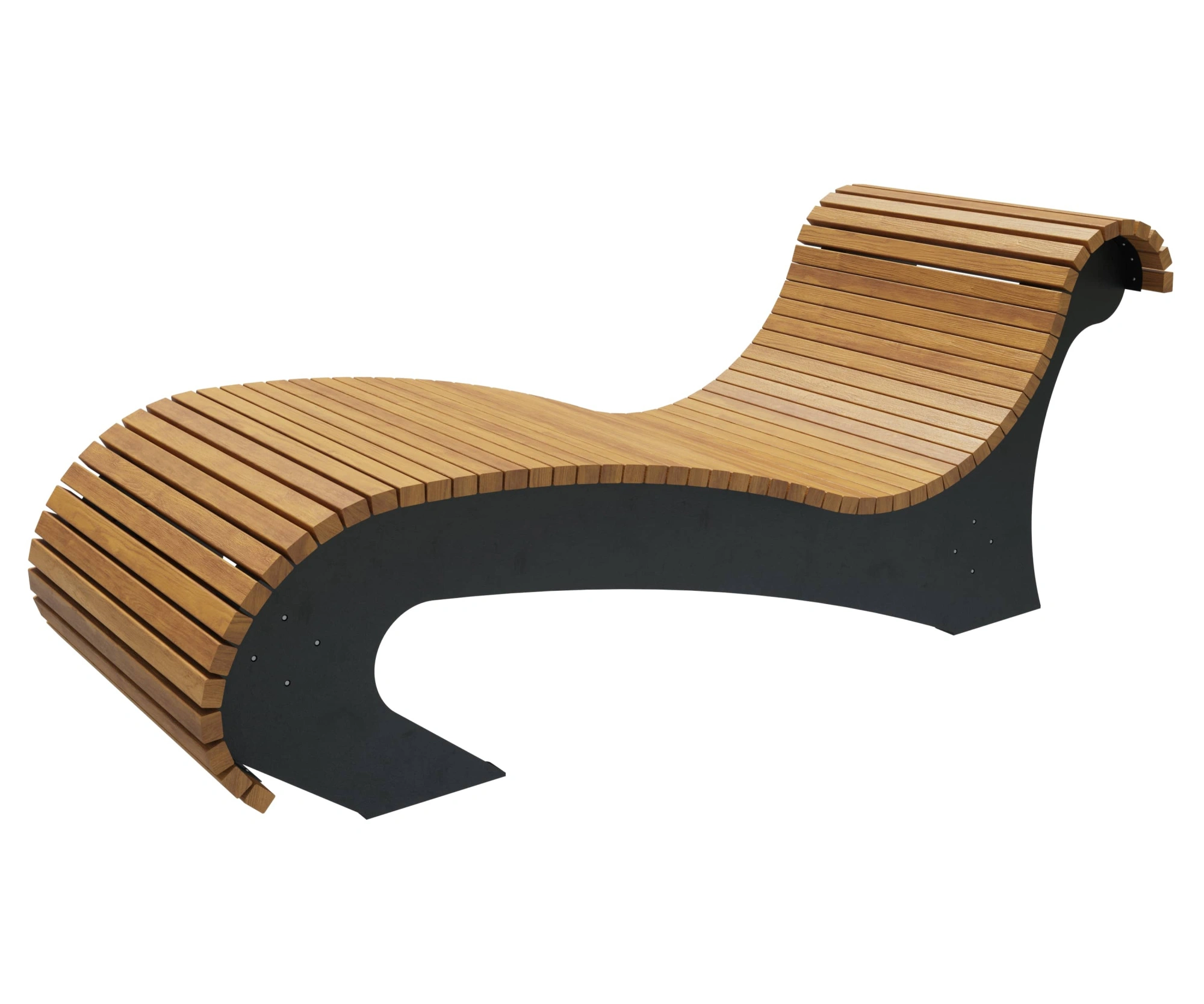 Парковый лежак 8