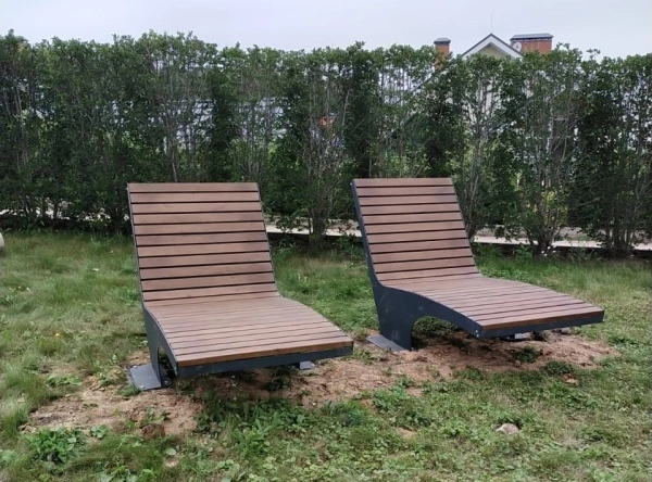 Парковый лежак 9 0,8 м