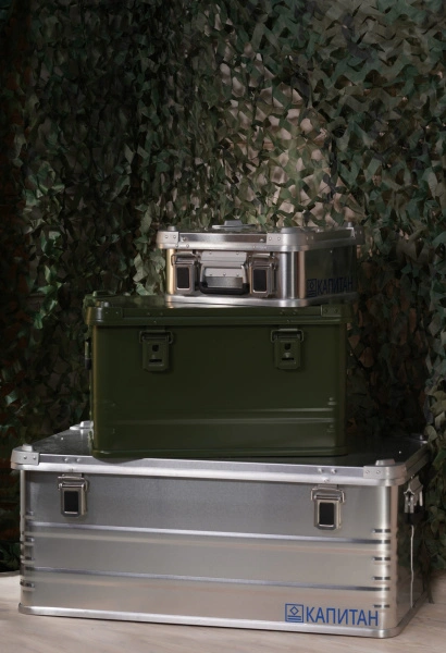 Алюминиевый ящик КАПИТАН 750х350х310мм 