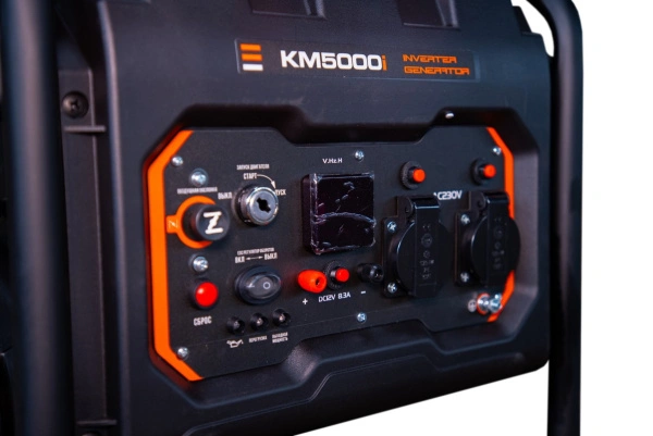 Генератор бензиновый инверторный 5,0 кВт 220В 25 л с электростартером TOR KM5000i