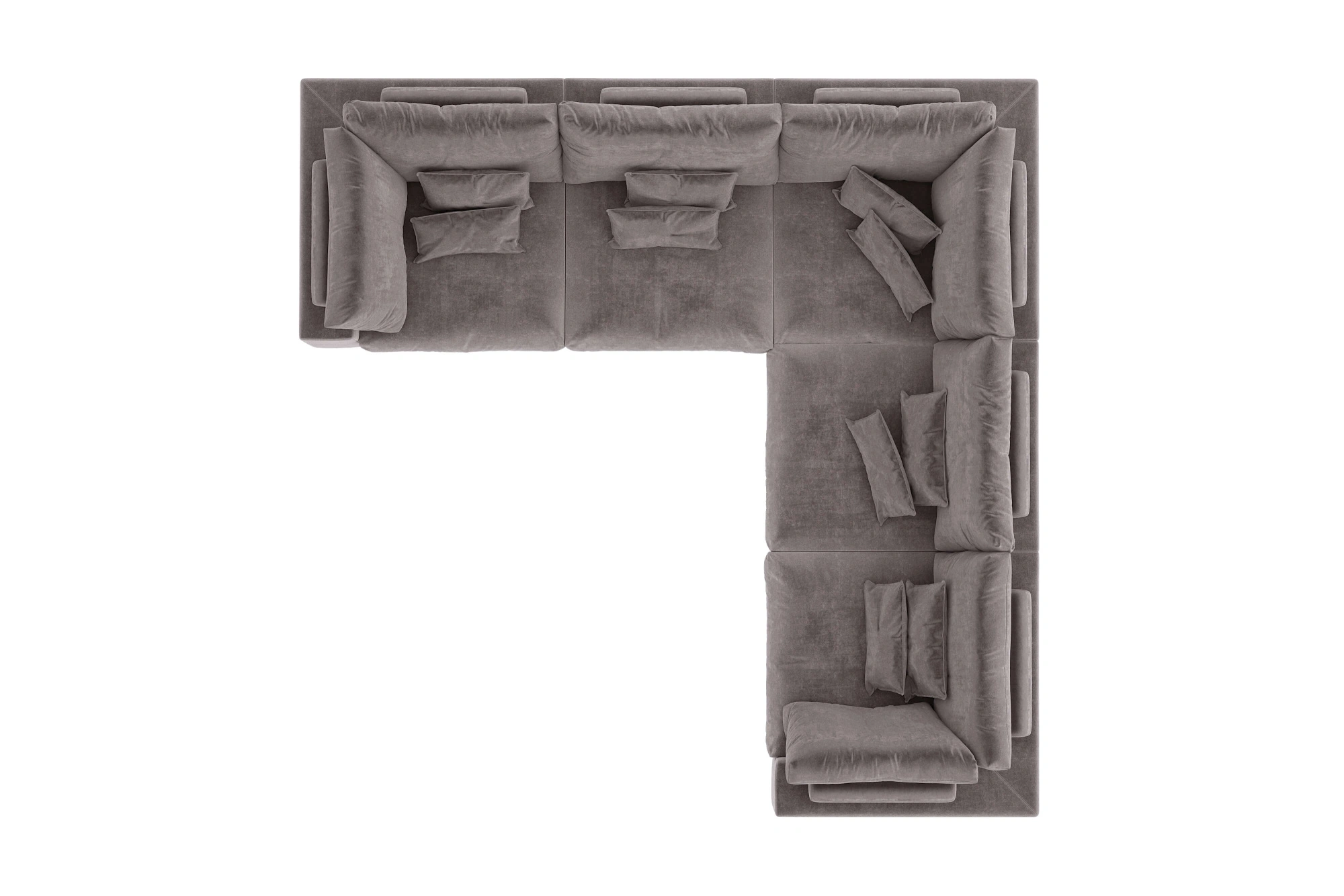 Диван Элизиум 5 модулей Вельвет-люкс - премиум