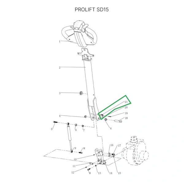 Датчик положения ручки для штабелеров SDR 1-1,2 т, SDR1635, для тележек SD15