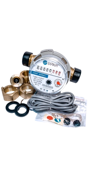 Счетчик крыльчатый одноструйный холодной и горячей воды С-300M-15-М-110-В-И 