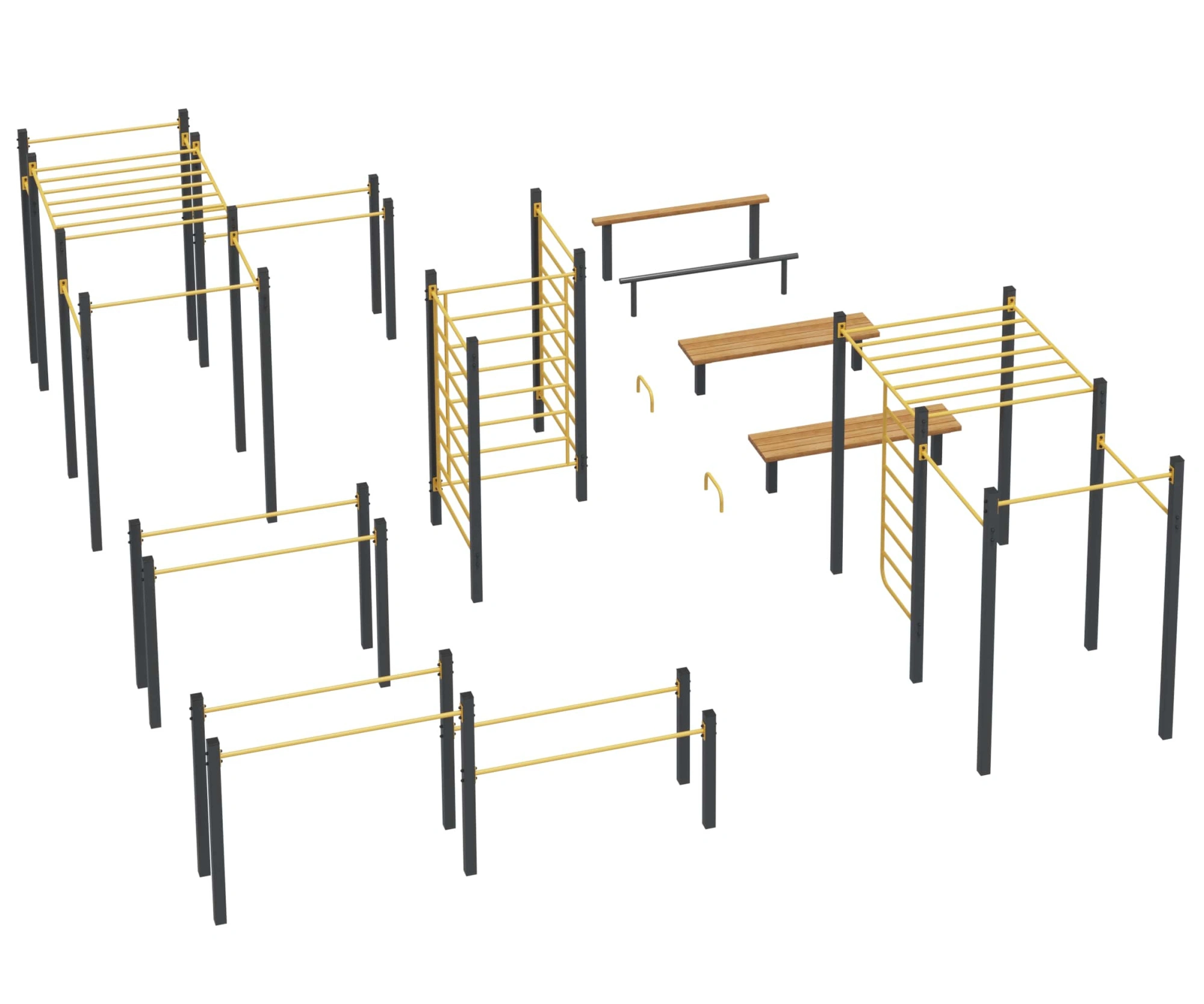 Уличная площадка для воркаута «Мультиспорт»