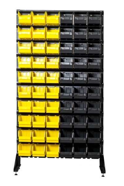 Стеллаж с пластиковыми ящиками 1801-0/0/10 CH-G