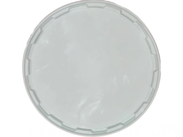 Ведро 10,7л круглое, с металлической ручкой, с белой крышкой, код: 36795