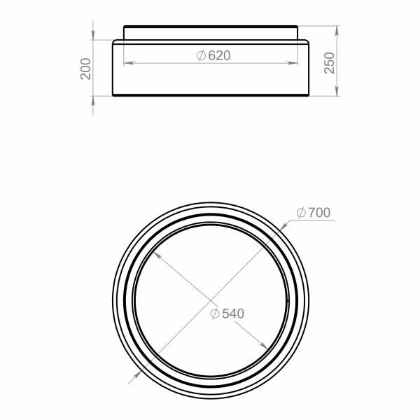 Элемент доборный 200 мм