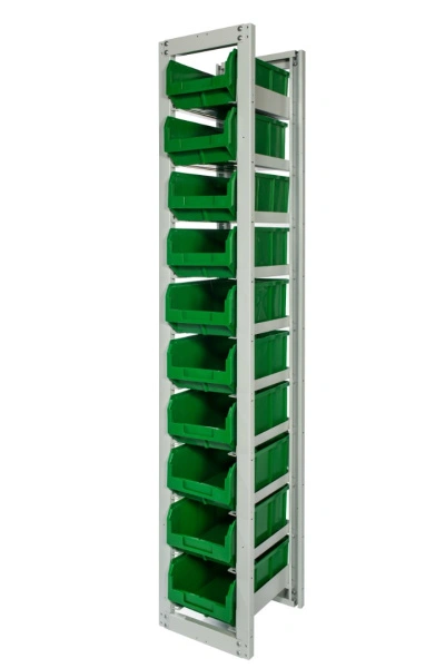 Стеллаж с направляющими стационарный Стелла-техник CP-3 , 1 основная и 2 дополнительные