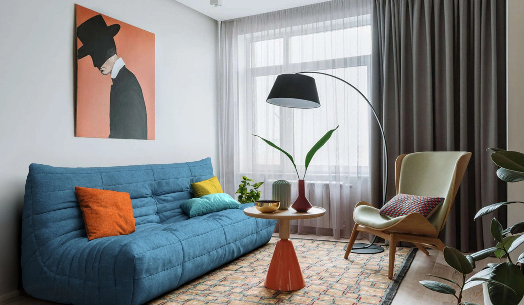 Диван ДеФранс (Француз) 3-х местный Мейджик эко кожа - премиум