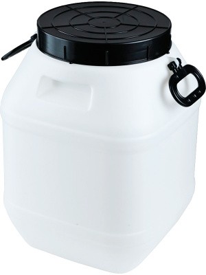 Бидон пластиковый 40 литр, арт.: ББК 40п, белый, код: 23165