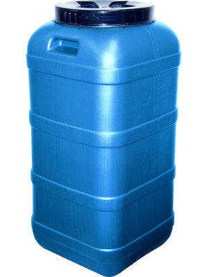 Бидон пластиковый 120 литр, арт.: ФЛ-120Н, синий, код: 14883