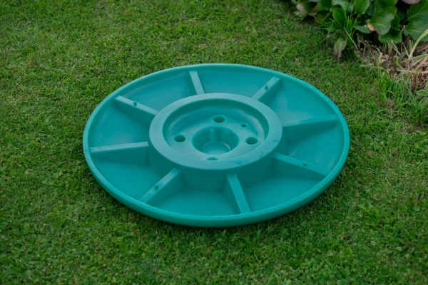 Крышка колодца "Rostok" пластиковая зеленый